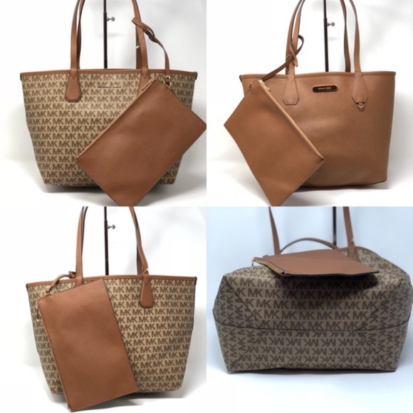NWT MICHAEL KORS REVERSIBLE CANDY SIGNATURE BAG